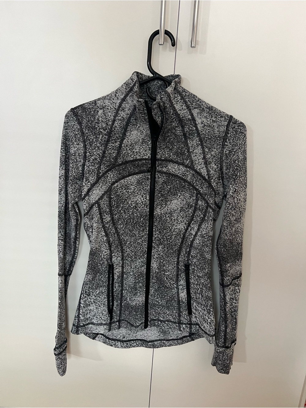 lululemon define jacket in Black & White Speckled